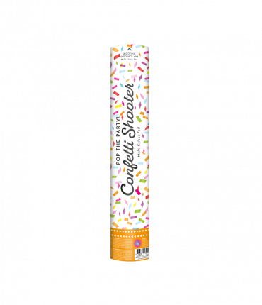 Confetti shooter 40 cm - Multi colour foil