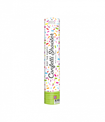 Confetti shooter 40 cm - Multi colour paper