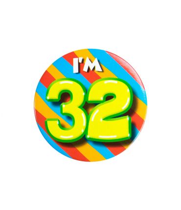 Button klein - i'm 32