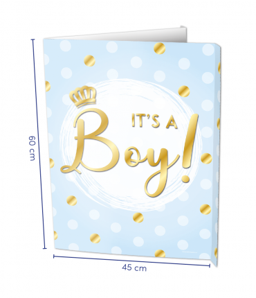 Window signs - It's a boy!