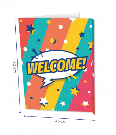 Window signs - Welcome