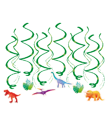 Swirl decorations - Dino