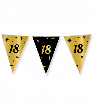 Classy Party flags foil - 18