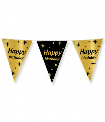 Classy Party bunting - Happy birthday