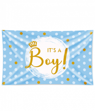 Gevel vlag - It's a boy!