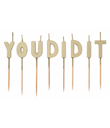 Party candles - You did it los