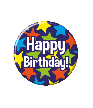 Button klein - Happy birthday