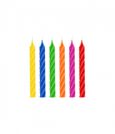 Cake candles - Multi colour