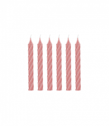 Cake candles - Rose gold