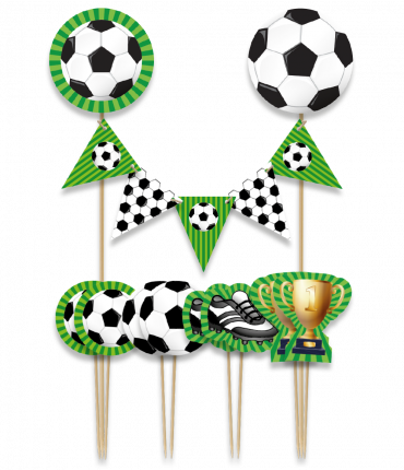 Cake decorations - Football