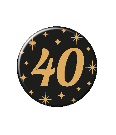 Classy party badge - 40