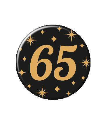 Classy party badge - 65