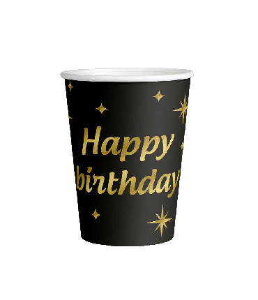 Classy party Cups - Happy birthday