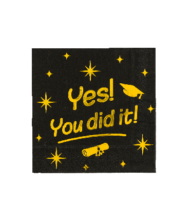 Classy Party Napkins - You did it