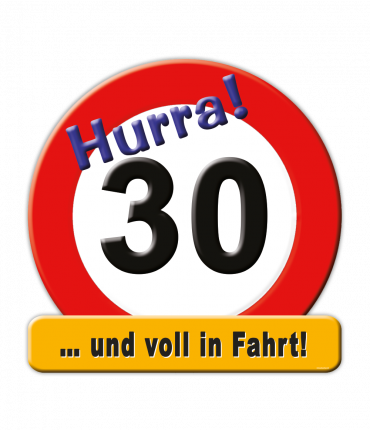 Decoration sign - 30 Jahre