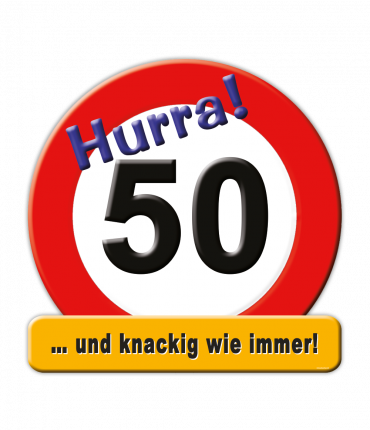 Decoration sign - 50 Jahre