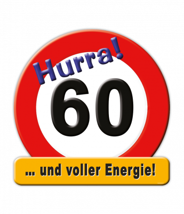 Decoration sign - 60 Jahre