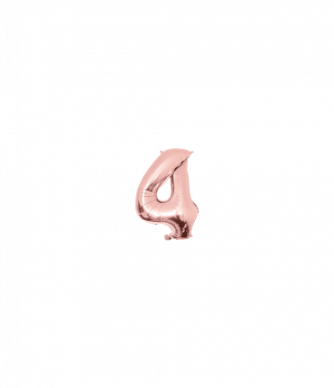 Foil Balloon 40 cm- no.4 Rose Gold