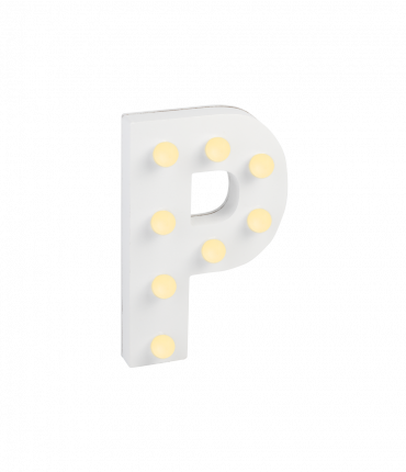 Light Letters - P