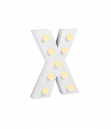 Light Letters - X