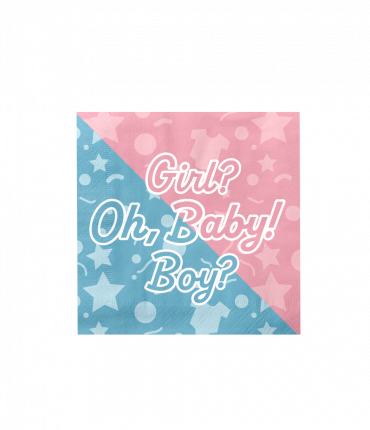 Napkins - Gender reveal