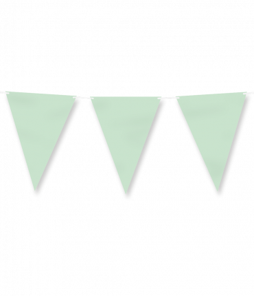 Paper flagline - Pastel green