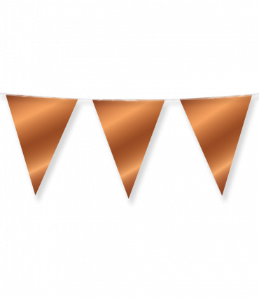 Party Flags foil - Bronze