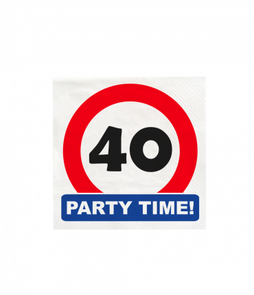 Traffic sign napkins - 40