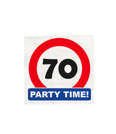 Traffic sign napkins - 70