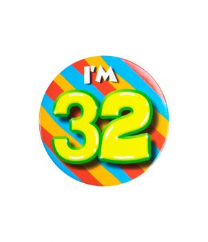 Button klein - i'm 32