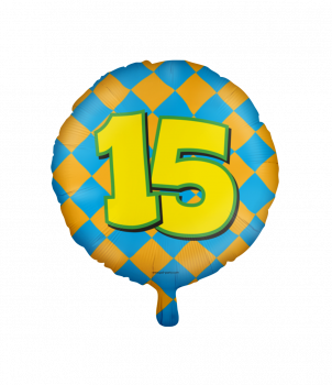 Happy foil balloons - 15 years
