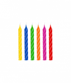Cake candles - Multi colour