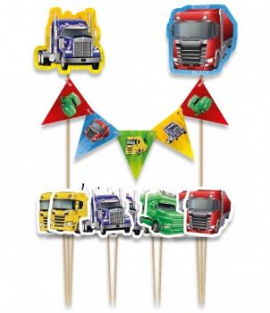 Cake decorations - Trucks