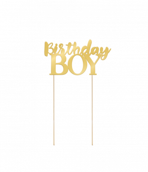 Cake topper - first birthday boy