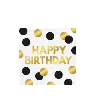 Celebration! Napkins - Happy Birthday