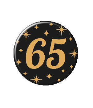 Classy party badge - 65