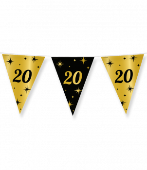 Classy Party flags foil - 20