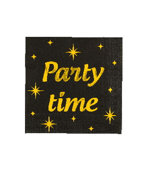 Classy Party Napkins - Party Time