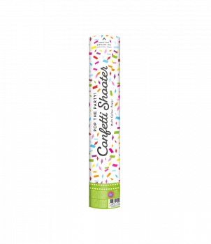 Confetti shooter 40 cm - Multi colour paper