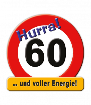 Decoration sign - 60 Jahre