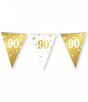 Fancy party flags foil - 90