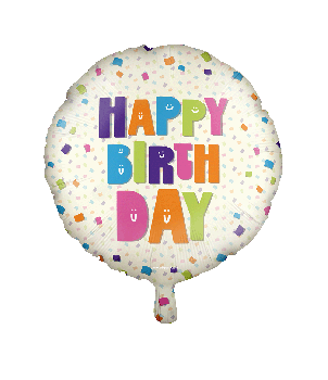 Foil balloon - Happy birthday