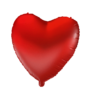 Foil balloon - Heart red