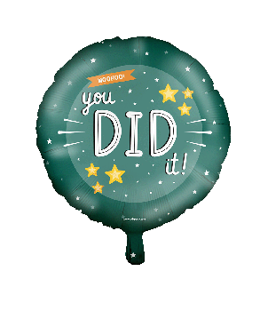 Foil balloon - You did it!