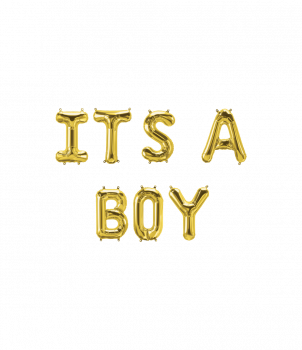 Foil balloon kit - It's a boy