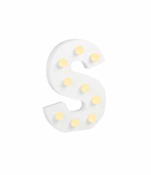 Light Letters - S