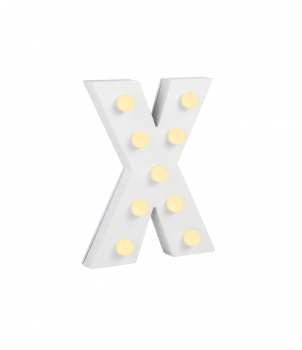 Light Letters - X