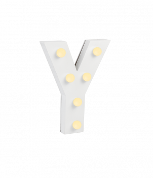 Light Letters - Y