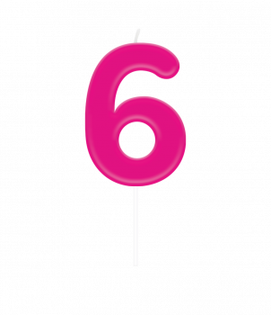 Number candle - 6