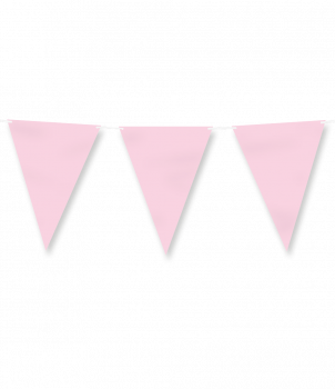 Paper flagline - Pastel light pink